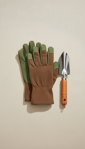 Canvas Gardening Gloves with Reinforced Palms