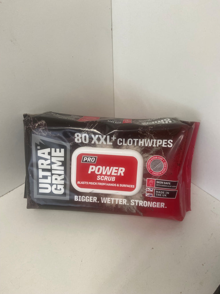 Power scrub XXL wipes