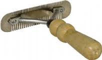 Curry comb double sided