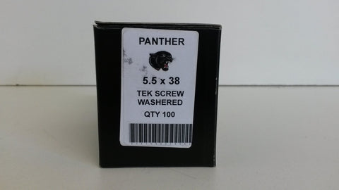 Self drill tec screws washered 100pk