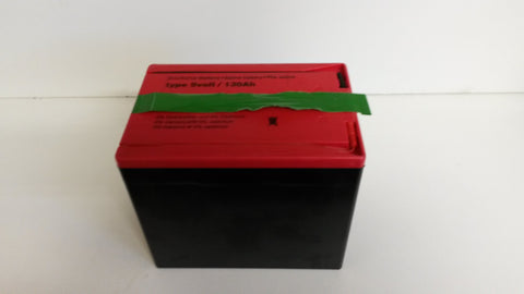 Electric fence battery 9 volt /130ah